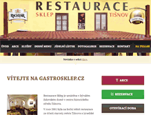 Tablet Screenshot of gastrosklep.cz