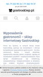 Mobile Screenshot of gastrosklep.pl
